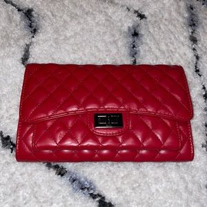 Medium red crossbody bag